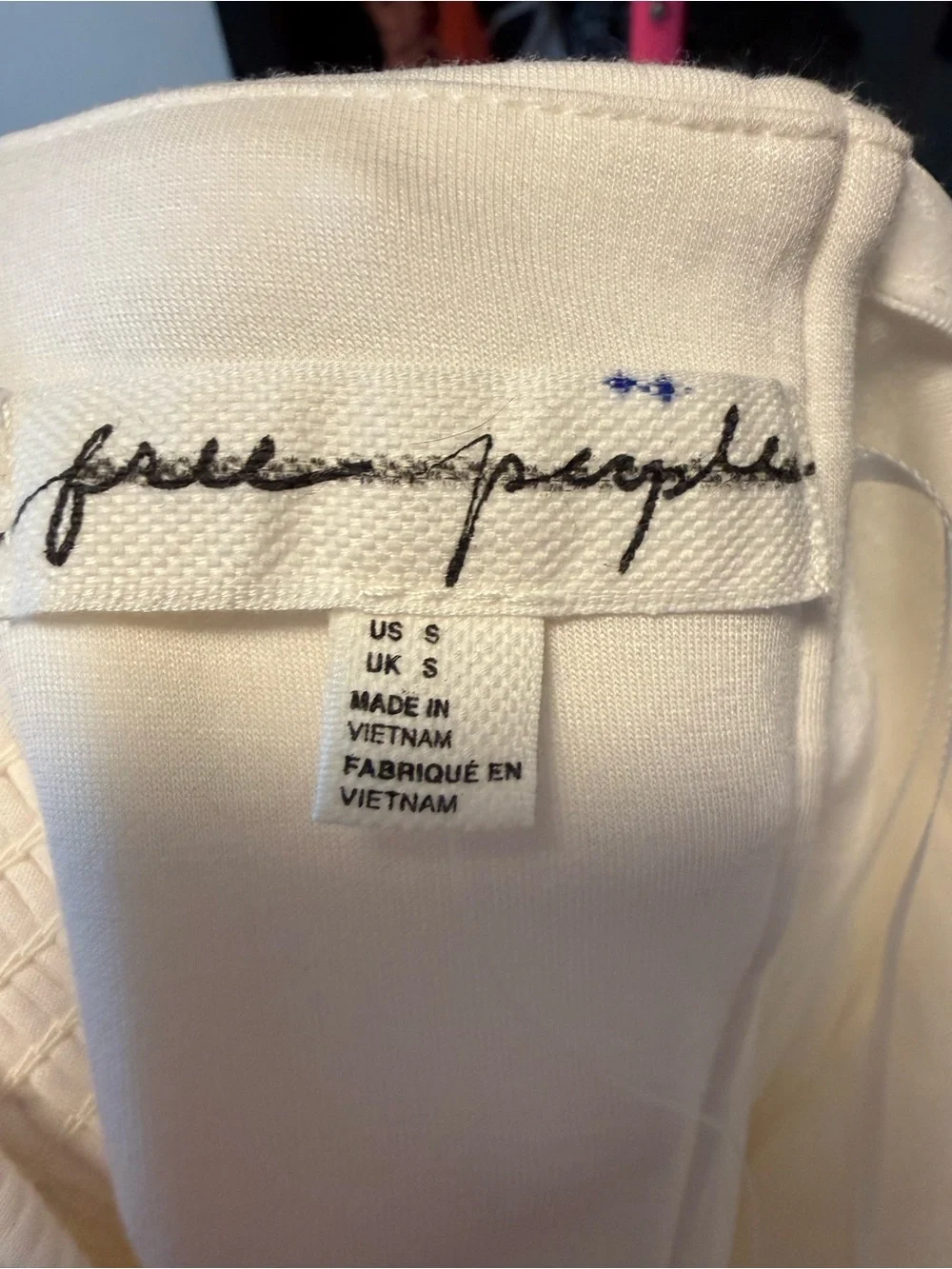 Free People Peplum Tube Top - Ivory - NWOT - Size Small